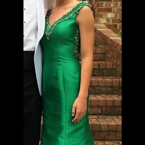 Green Mermaid Prom Dreas- Tony Bowles